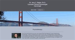 Desktop Screenshot of drjerrybakka.com